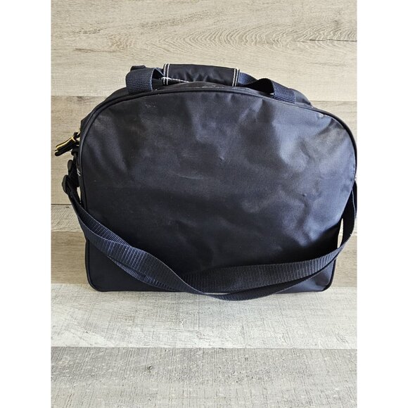 Vtg EASTSPORT Duffle Bag Navy Blue Medium Gym TRAVEL Weekender Duffle 1990s - Picture 4 of 12